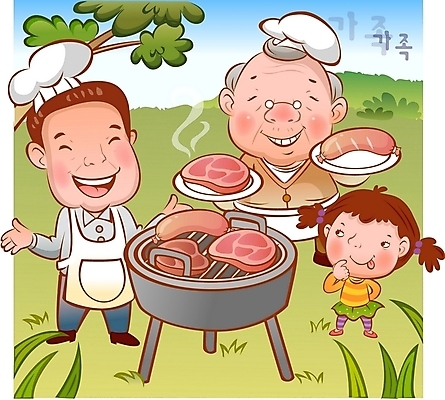 EPS 주간 라이프스타일 여자 할아버지 남자 딸 행복 어린이 음식 일러스트 가족 날씨 손녀 육류 사람 야외 세명 소풍 맑음 화목 자녀 소시지 아빠 바비큐 즐거움 국내일러스트 자연요소 노년 감정 컨셉 식재료 관계 생활 야외활동 가공식품 손주 파일형식 벡터