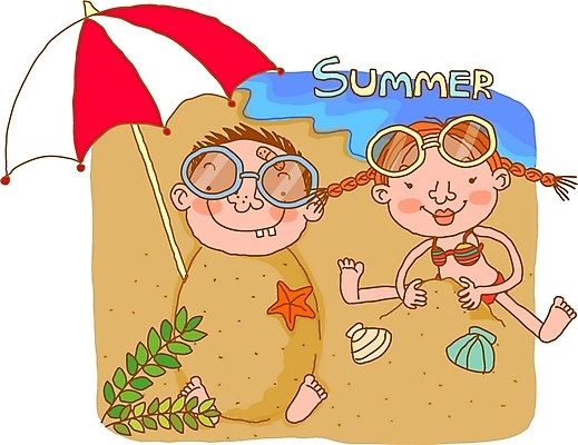 EPS 사계절 계절 여자 남자 수영복 어린이라이프 어린이 바다 일러스트 자연 휴가 사람 소녀 소년 해변 두명 여름 여름휴가 바캉스 비키니 모래사장 선글라스 파라솔 순수 대서 모래찜질 흙장난 어린이만 국내일러스트 라이프스타일 옷 안경 컨셉 장난 절기 생태계 파일형식 벡터 여름_계절