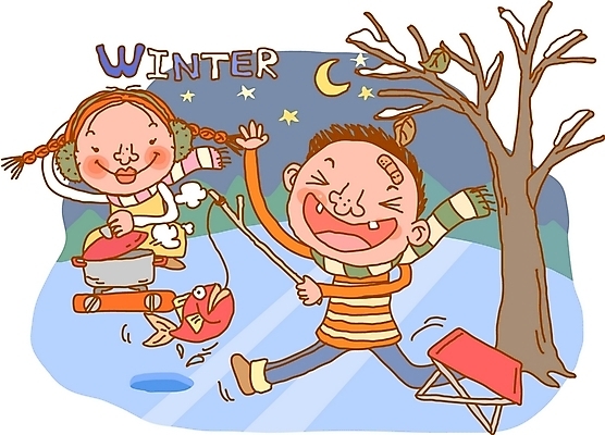 EPS 사계절 계절 여자 남자 어린이라이프 어린이 겨울 일러스트 자연 낚시 사람 소녀 소년 야외 두명 야간 순수 얼음낚시 어린이만 국내일러스트 자연요소 라이프스타일 컨셉 레저 생태계 파일형식 벡터