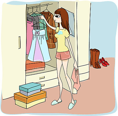EPS 라이프스타일 옷 여자 일러스트 실내 한명 사람 20대 성인 방 장롱 옷장정리 여자만 여자한명만 성인여자만 청년만 청년여자만 성인한명만 청년여자한명만 성인여자한명만 성인만 국내일러스트 1 가구 청년 내부 생활 정리 파일형식 벡터