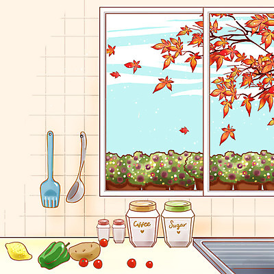 주간 PSD 나무 시설물 사계절 계절 현대건축 건축 백그라운드 단풍 낙엽 일러스트 창문 자연 페인터 집안 실내 풍경 사람없음 주방 가을 건축부분 가을배경 국내일러스트 자연요소 식물 건축물 잎 페인팅 내부 생태계 파일형식 가을_계절