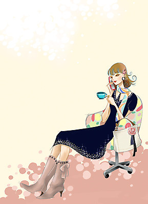 전신 PSD 모델 우먼라이프 라이프스타일 원피스 여자 패션 포즈 의자 가방 일러스트 페인터 휴식 부츠 한명 사람 20대 성인 스마트폰 쇼핑 핸드백 단발머리 커피잔 찻잔 통화 여자만 여자한명만 성인여자만 청년만 청년여자만 성인한명만 청년여자한명만 성인여자한명만 성인만 국내일러스트 1 헤어스타일 잡화 옷 커피 가구 신발 컨셉 모션 페인팅 잔 청년 생활 핸드폰 스마트기기 파일형식