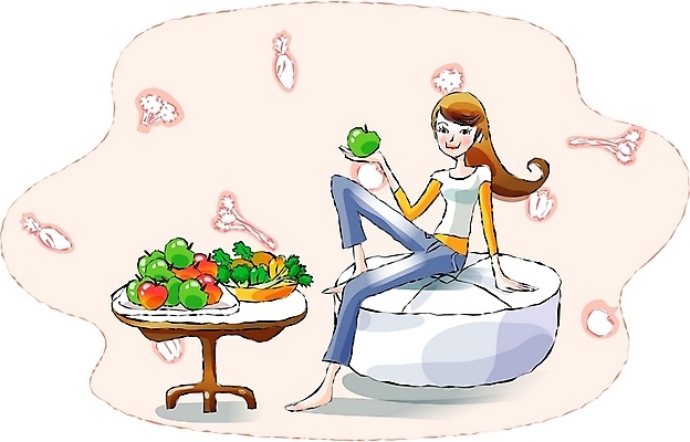 EPS 우먼라이프 라이프스타일 여자 몸매관리 다이어트 채소 의자 과일 일러스트 탁자 건강 한명 사람 20대 성인 취미 라이프 초록색 사과 채식주의자 여자만 여자한명만 성인여자만 청년만 청년여자만 성인한명만 청년여자한명만 성인여자한명만 성인만 국내일러스트 1 컬러 가구 청년 생활 채식 파일형식 벡터