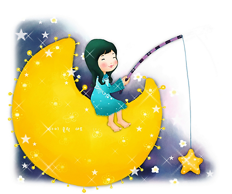 PSD 캐릭터 여자 감정 별 초등학생 어린이 일러스트 상상 페인터 낚시 한명 사람 소녀 판타지 달 초승달 순수 여자만 여자한명만 어린이만 소녀만 소녀한명만 일러캐릭터 자연요소 1 학생 컨셉 페인팅 레저 파일형식