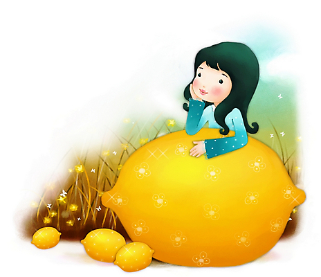 주간 PSD 캐릭터 여자 감정 초등학생 어린이 과일 일러스트 상상 페인터 한명 사람 소녀 야외 판타지 레몬 순수 여자만 여자한명만 어린이만 소녀만 소녀한명만 일러캐릭터 자연요소 1 학생 컨셉 페인팅 파일형식