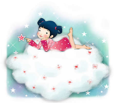 PSD 구름 캐릭터 여자 감정 별 초등학생 어린이 일러스트 상상 페인터 한명 사람 소녀 판타지 순수 여자만 여자한명만 어린이만 소녀만 소녀한명만 일러캐릭터 자연요소 1 학생 컨셉 페인팅 파일형식