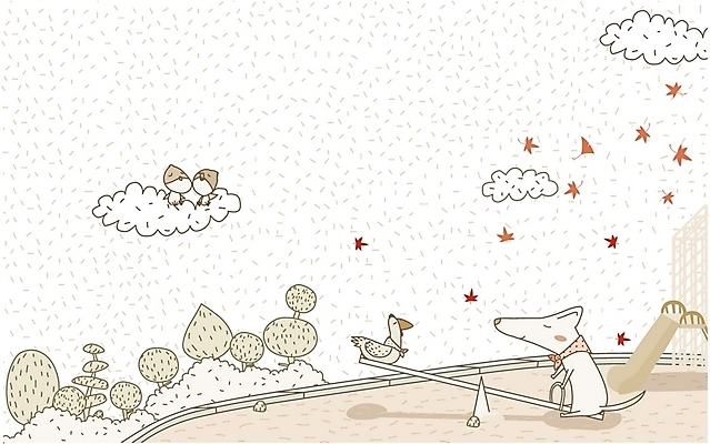 EPS 동물 구름 척추동물 육지동물 사계절 계절 백그라운드 일러스트 포유류 자연 하늘 사람없음 야외 가을 닭 개 놀이터 시소 가을배경 국내일러스트 자연요소 놀이 조류 놀이기구 생태계 파일형식 벡터 가을_계절