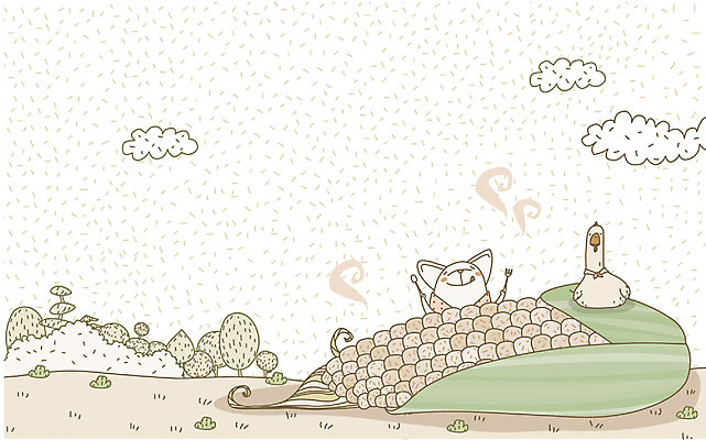 EPS 동물 구름 척추동물 육지동물 사계절 계절 백그라운드 일러스트 포유류 자연 하늘 옥수수 사람없음 야외 가을 닭 개 가을배경 국내일러스트 자연요소 조류 곡류 생태계 파일형식 벡터 가을_계절