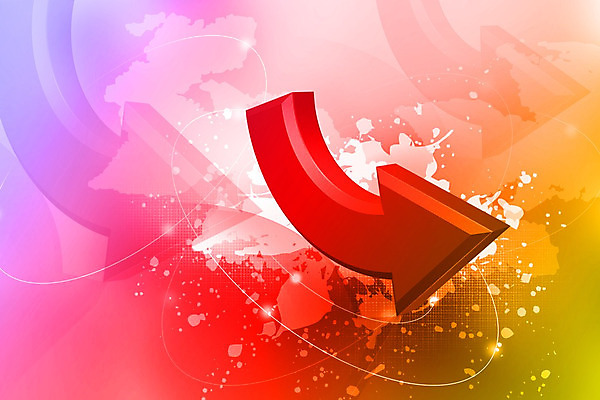 포토 JPG 해외이미지 아이콘 오렌지 일러스트 모션 화살 사람없음 노란색 3D 디지털 정보 연결 심볼 사인 회전 해외202004 해외포토 컬러 과일 디지털합성 파일형식