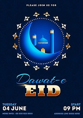 EPS 해외이미지 템플릿 전통 포스터 종교 문화 음악 백그라운드 일러스트 텍스트 휴가 이벤트 파란색 파티 축제 식사 저녁식사 희망 축하 시간 날짜 메시지 이슬람교 묘사 모스크 기회 잔치 초대 광택 커뮤니티 마스지드 아랍어 해외202004 해외일러스트 감정 컬러 컨셉 문화예술 파일형식 벡터