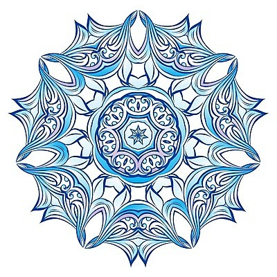 EPS 해외이미지 모양 디자인 실루엣 백그라운드 겨울 꽃무늬 패턴 일러스트 추상 사람없음 그래픽 장식 파란색 흰색 축하 원형 눈송이 화려 눈꽃무늬 스타일 해외202004 해외일러스트 도형 계절 꽃 컬러 컨셉 무늬 눈꽃 눈_날씨 촬영기법 파일형식 벡터