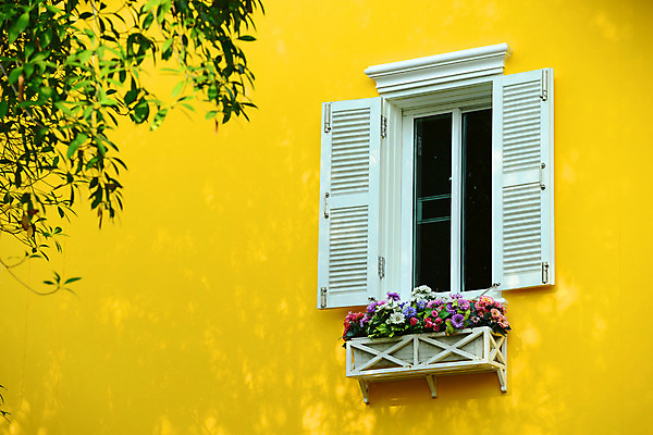 포토 JPG 해외이미지 식물 꽃 창문 유리 주택 사람없음 야외 목재 장식 상자 햇빛 화단 해외202004 해외포토 나무 재료 재질 건물 태양 파일형식