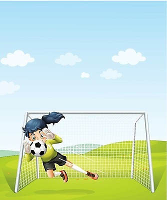 EPS 해외이미지 구름 1 여자 어린이 스포츠 유니폼 일러스트 공 하늘 사람 이벤트 야외 그래픽 초록색 파란색 축구 경쟁 게임 흰색 잡기 원형 그물 킥 언덕 그림 골 상대 여의주 플레이어 해외202004 해외일러스트 자연요소 도형 옷 컬러 컨셉 모션 놀이 구기 파일형식 벡터