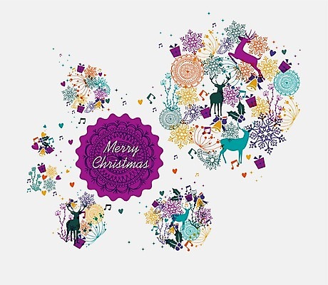 EPS 해외이미지 동물 꽃 백그라운드 크리스마스장식 크리스마스 일러스트 추상 사슴 사랑 미술 이벤트 사람없음 그래픽 축하 눈송이 복고 초대 구성 순록 크리스마스배경 해외202004 해외일러스트 식물 기념일 감정 컨셉 무늬 포유류 문화예술 눈_날씨 파일형식 벡터