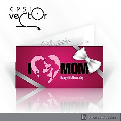 EPS 해외이미지 행복 실루엣 분홍색 일러스트 가족 사랑 사람없음 하트 축하 어머니의날 해외202004 해외일러스트 모양 기념일 감정 컬러 컨셉 관계 촬영기법 미국문화 파일형식 벡터