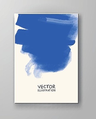 EPS 해외이미지 템플릿 디자인 배너 포스터 종이 백그라운드 일러스트 벽지 수채화 미술 사람없음 그래픽 장식 파란색 페인트 얼룩 그림 캔버스 페이지 엘리먼트 해외202004 해외일러스트 컬러 문화예술 파일형식 벡터
