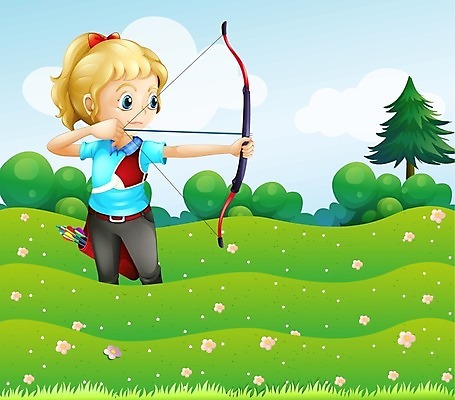 EPS 해외이미지 나무 식물 구름 여자 꽃 리본 어린이 셔츠 잎 일러스트 바지 하늘 화살 사람 풍경 야외 그래픽 10대 초록색 파란색 정원 벨트 흰색 소나무 잡초 목표 집중 활 그림 사냥 날카로움 양궁 포니테일 해외202004 해외일러스트 자연요소 헤어스타일 잡화 스포츠 컬러 컨셉 상의 청소년 하의 파일형식 벡터