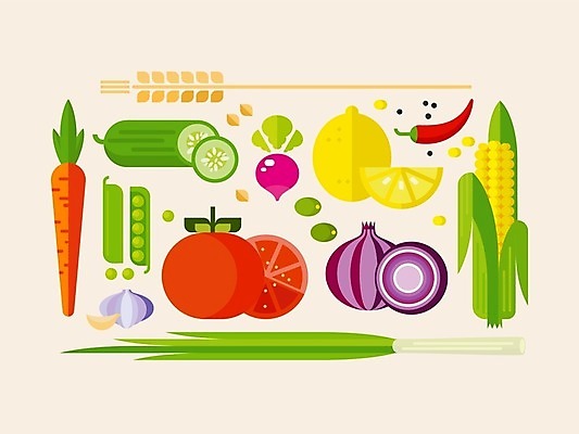 EPS 해외이미지 디자인 조각 백그라운드 잎 토마토 채소 과일 일러스트 고추 양파 오이 콩 건강 마늘 옥수수 사람없음 그래픽 빨간색 초록색 세트 정원 당근 신선 플랫 밀 수집 레몬 오브젝트 그림 유기농 올리브 완두콩 후추 내추럴 숙성 맛있는 해외202004 해외일러스트 식물 웰빙 열매 컬러 곡류 뿌리채소 향신료 파일형식 벡터