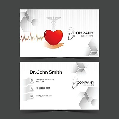 EPS 해외이미지 템플릿 편집 직업 일러스트 비즈니스 명함 병원 사람없음 가로 파란색 세트 정보 이름 인쇄 약국 레이아웃 주소 브랜딩 해외202004 해외일러스트 컬러 의학 파일형식 벡터