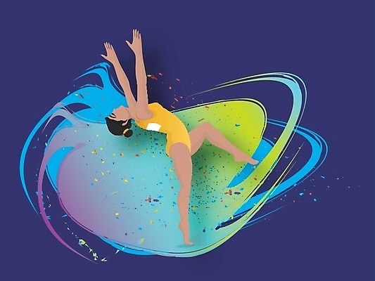 EPS 해외이미지 캐릭터 배너 여자 포스터 스포츠 백그라운드 일러스트 추상 건강 취미 컬러풀 운동 경쟁 경기장 장비 유연 체조선수 체조 챔피언 해외202004 해외일러스트 일러캐릭터 컬러 컨셉 무늬 스포츠시설 운동선수 사람 파일형식 벡터