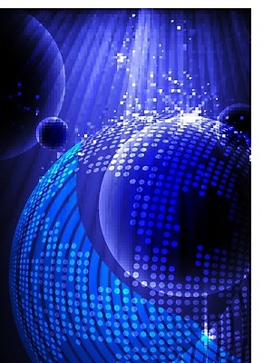 EPS 해외이미지 템플릿 디자인 별 백그라운드 컨셉 일러스트 추상 미술 사람없음 그래픽 파란색 빛 3D 디지털 검은색 네온 엘리먼트 해외202004 해외일러스트 자연요소 컬러 무늬 문화예술 디지털합성 파일형식 벡터