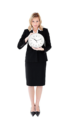 포토 JPG 해외이미지 백인 여자 시계 백그라운드 비즈니스 한명 성인 흰색 잡기 시간 비즈니스우먼 자신감 카피스페이스 해외202004 해외포토 서양인 1 감정 컬러 모션 사람 공백 직장인 파일형식