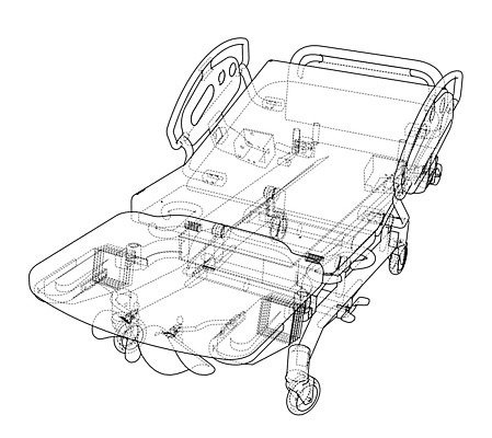 EPS 해외이미지 선 가구 일러스트 모바일 건강 병원 치료 약 3D 힘 고통 장비 환자 간호사 침대 긴급 바퀴 스케치 그림 만들기 전자 윤곽 엔진 반전 외과 청사진 조절 돌봄 매트리스 와이어프레임 해외202004 해외일러스트 감정 생활용품 컨셉 의학 모션 미술 의료진 디지털합성 파일형식 벡터