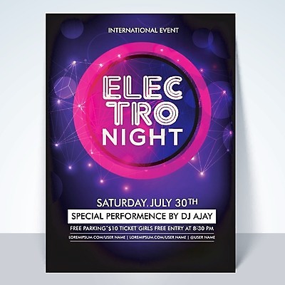 EPS 해외이미지 템플릿 배너 포스터 음악 일러스트 비즈니스 이벤트 빛 파티 콘서트 축하 춤 DJ 디스코 리듬 마케팅 뮤지컬 유흥 해외202004 해외일러스트 컨셉 문화예술 공연 파일형식 벡터