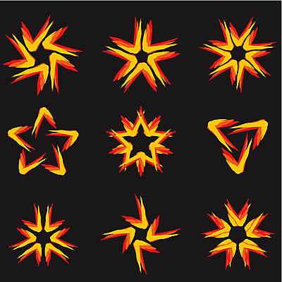 EPS 해외이미지 모양 디자인 실루엣 별 분홍색 꽃무늬 일러스트 추상 나선형 미술 사람없음 그래픽 초록색 파란색 세트 컬러풀 심볼 그림 기하학 엘리먼트 스타일 해외202004 해외일러스트 자연요소 꽃 컬러 무늬 문화예술 촬영기법 파일형식 벡터