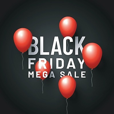 EPS 해외이미지 배너 일러스트 텍스트 이벤트 타이포그라피 사람없음 빨간색 쇼핑 세일 검은색 흰색 레터링 블랙프라이데이 해외202004 해외일러스트 문자 컬러 데이이벤트 파일형식 벡터