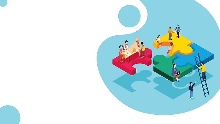 EPS 해외이미지 직업 캐릭터 디자인 배너 여자 남자 포스터 컨셉 일러스트 회사 비즈니스 사다리 통신 노동자 직장 함께함 대화 사람 컴퓨터 사무실 3D 디지털 웹 미니어처 퍼즐 그룹 작업실 토론 종업원 책상 동료 직원 리더 시스템 커뮤니티 지원 프로젝트 완전 해외202004 해외일러스트 일러캐릭터 가구 인터넷 관계 말하기 전자제품 모형 도구 디지털합성 파일형식 벡터