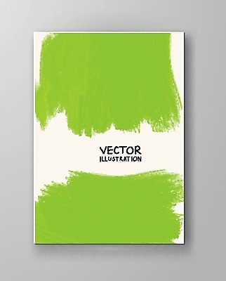 EPS 해외이미지 템플릿 디자인 배너 포스터 종이 백그라운드 일러스트 벽지 수채화 미술 사람없음 그래픽 장식 초록색 페인트 얼룩 그림 캔버스 페이지 엘리먼트 해외202004 해외일러스트 컬러 문화예술 파일형식 벡터