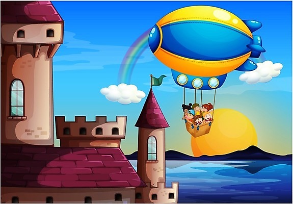 EPS 해외이미지 구름 여자 남자 행복 어린이 바다 여행 백그라운드 이동 무지개 일러스트 교통시설 하늘 사람 소녀 소년 그래픽 물 파란색 강 바구니 탑 줄무늬 궁전 흰색 만화 맨션 가득함 그림 신사 풍선 고립 왕국 해외202004 해외일러스트 자연요소 건축물 감정 컬러 교통 컨셉 고건축 무늬 주택 시설 파일형식 벡터