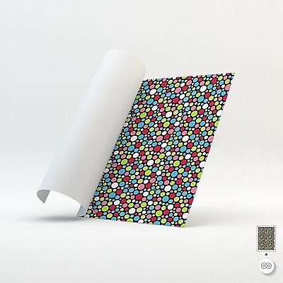 EPS 해외이미지 템플릿 디자인 종이 패턴 일러스트 사람없음 장식 책 컬러풀 다이어리 공백 점 얼룩 원형 떨어짐 레이아웃 시트 목업 해외202004 해외일러스트 도형 컬러 컨셉 무늬 사무용품 파일형식 벡터