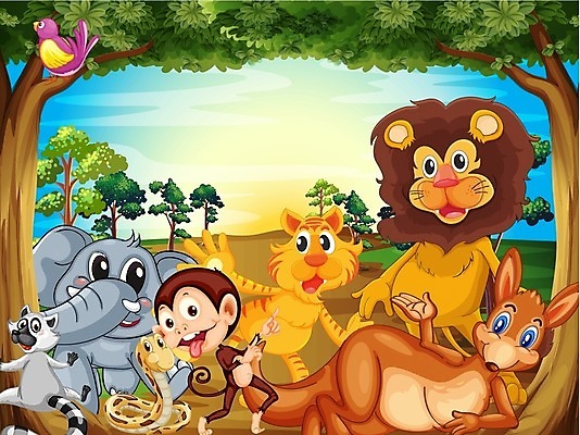 EPS 해외이미지 주간 나무 식물 동물 구름 잎 일러스트 장난 자연 놀이 조류 하늘 코끼리 선물 야외 목재 그래픽 초록색 파란색 갈색 환경 원숭이 잡초 뱀 호랑이 숲 사자 그늘 만화 그림 생태계 통나무 캥거루 멸종위기동물 쉬는시간 자원 리빙 내추럴 매머드 수목 여우원숭이 해외202004 해외일러스트 자연요소 컬러 재료 포유류 파충류 휴식 파일형식 벡터 멸종위기종