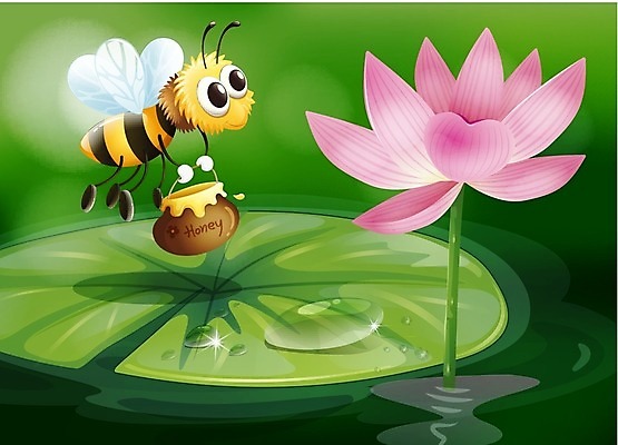 EPS 해외이미지 식물 꽃잎 꽃 분홍색 곤충 일러스트 자연 풍경 경사 그래픽 초록색 물 강 촉촉함 물방울 연못 달콤 꿀벌 냄비 이슬 백합 수분 벌 빗방울 그림 장면 꿀 망사 호박벌 해외202004 해외일러스트 자연요소 동물 컬러 젖음 직물 비_날씨 맛 벌_곤충 솥 생태계 파일형식 벡터