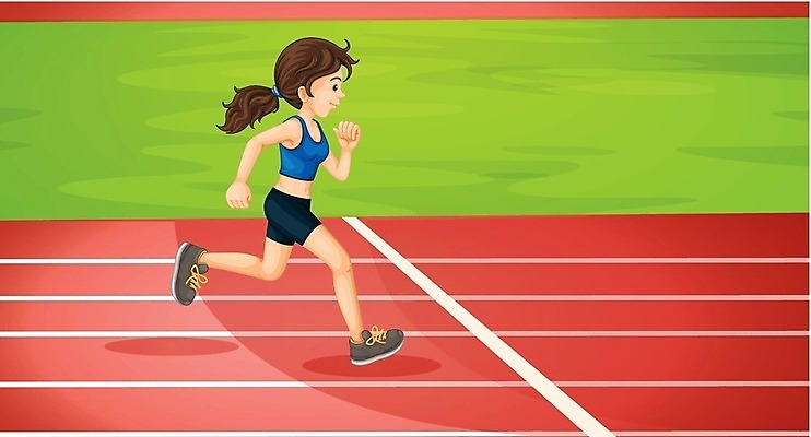 EPS 해외이미지 1 여자 길 선 분홍색 신발 밭 일러스트 반바지 건강 사람 풍경 이벤트 성인 야외 그래픽 초록색 파란색 달리기 조깅 줄무늬 흰색 만화 땅 날씬함 속도 그림 마라톤 포니테일 대회 재촉 땅바닥 타이즈 혼자 해외202004 해외일러스트 헤어스타일 컬러 컨셉 무늬 농업 바지 모션 바닥 경기 운동 육상스포츠 몸매 파일형식 벡터