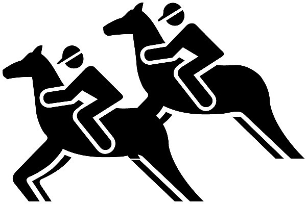 EPS 클립아트 문자 기호 상징 일러스트 사람없음 표지판 승마 심볼 경마장 국내일러스트 스포츠 알림판 경마 파일형식 벡터