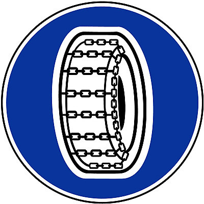 EPS 클립아트 상징 일러스트 사람없음 표지판 부속품 쇠사슬 심볼 도로표지판 타이어 차량부품 국내일러스트 도로 알림판 오브젝트 파일형식 벡터
