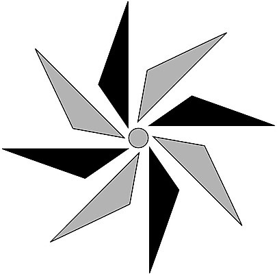 EPS 클립아트 문양 상징 무늬 일러스트 식물문양 사람없음 전통문양 심볼 바람개비 국내일러스트 식물 전통 파일형식 벡터