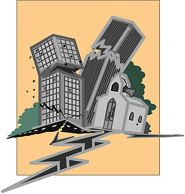 EPS 클립아트 시설물 건축 일러스트 빌딩 사람없음 건물 도시 자연재해 타운 재앙 지진 국내일러스트 건축물 재해 파일형식 벡터