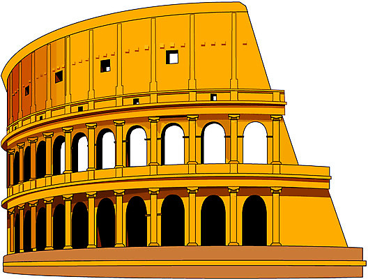 EPS 시설물 건축물 건축 유럽 고건축 일러스트 유럽건축 사람없음 세계문화유산 이탈리아문화 콜로세움 타운 국내일러스트 나라 서양건축 문화재 도시 로마 유럽문화 파일형식 벡터