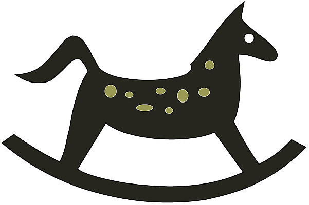 EPS 인형 생활용품 일러스트 사람없음 장난감 놀이용품 목마 말인형 목마인형 흔들목마 국내일러스트 오브젝트 파일형식 벡터