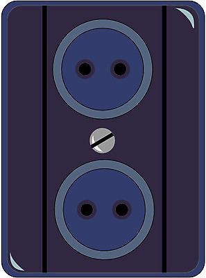 EPS 생활용품 일러스트 사람없음 콘센트 벽소켓 소켓 국내일러스트 오브젝트 파일형식 벡터