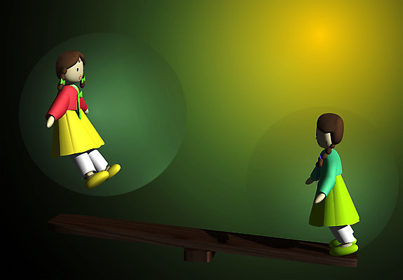 JPG 한국문화 한국전통 여자 어린이 일러스트 사람 두명 컴퓨터그래픽 3D 전통놀이 한복 동화나라 애니메이션 널뛰기 여자만 어린이만 소녀만 국내일러스트 동양문화 전통 놀이 동화 한국 그래픽 전통의상 디지털합성 파일형식