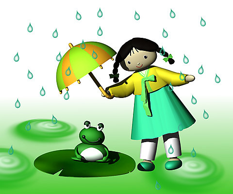 JPG 동물 캐릭터 여자 초등학생 어린이 동물캐릭터 일러스트 우산 자연 한명 사람 소녀 컴퓨터그래픽 3D 연못 비 동화나라 애니메이션 개구리캐릭터 여자만 여자한명만 어린이만 소녀만 소녀한명만 일러캐릭터 자연요소 1 학생 동화 날씨 개구리 그래픽 디지털합성 생태계 파일형식