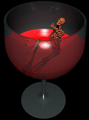 JPG 와인잔 술잔 일러스트 잔 뼈 해골 사람없음 컴퓨터그래픽 컵 3D 와인 장기 근골격기관 휴먼 국내일러스트 식기 신체 주류 그래픽 장기_의학 디지털합성 파일형식