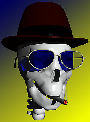 JPG 모자 남자 안경 얼굴 일러스트 뼈 해골 흡연 담배 사람없음 신체부위 컴퓨터그래픽 선글라스 3D 장기 근골격기관 휴먼 남자만 국내일러스트 잡화 신체 사람 그래픽 장기_의학 디지털합성 파일형식