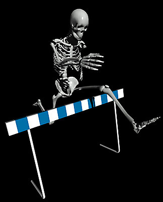 JPG 일러스트 뼈 해골 사람없음 컴퓨터그래픽 운동 3D 장기 허들 장애물 근골격기관 휴먼 국내일러스트 신체 건강 그래픽 장기_의학 디지털합성 파일형식