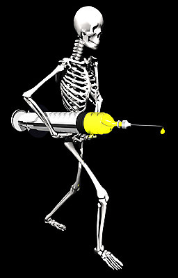 JPG 일러스트 의학 의료기기 해골 주사기 사람없음 컴퓨터그래픽 치료 3D 벼 의료용품 휴먼 국내일러스트 곡류 뼈 그래픽 디지털합성 파일형식